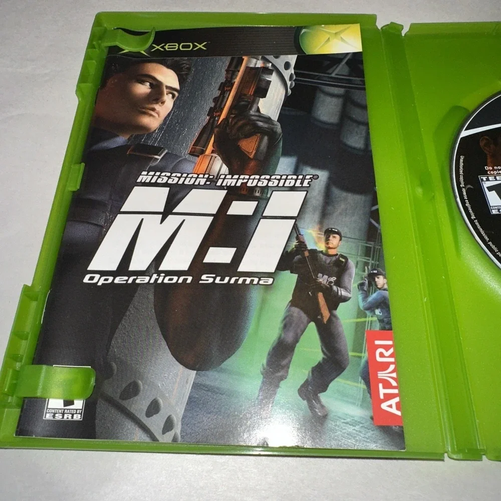 Mission Impossible: Operation Surma (Xbox, 2003) CIB Complete Manual + Stickers